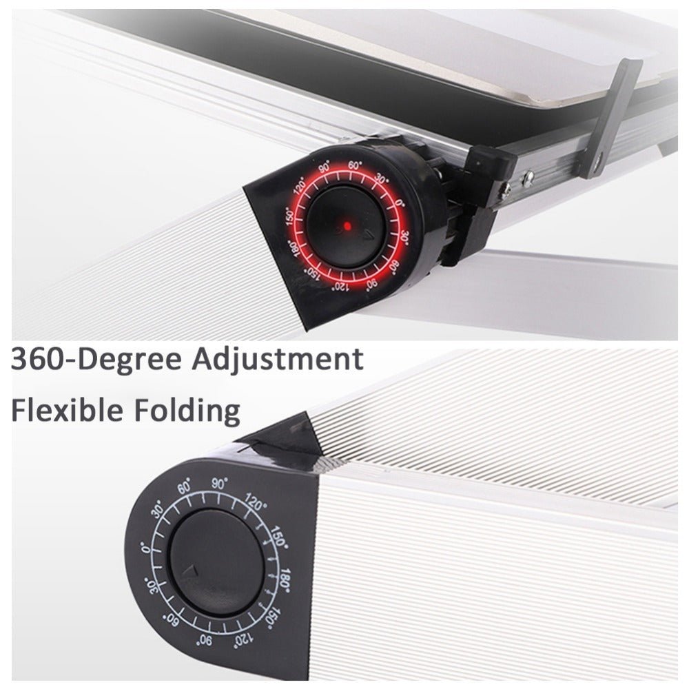 Foldable Laptop Stand Ergonomic Desk Tablet Holder - Rozzy