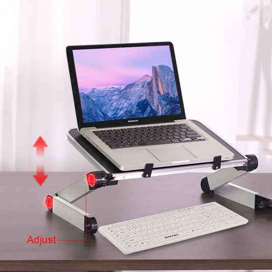 Foldable Laptop Stand Ergonomic Desk Tablet Holder - Rozzy